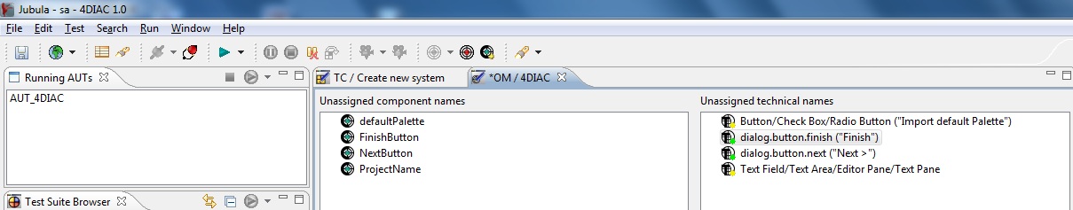 Jubula Object Mapping