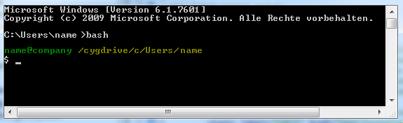 test Cygwin