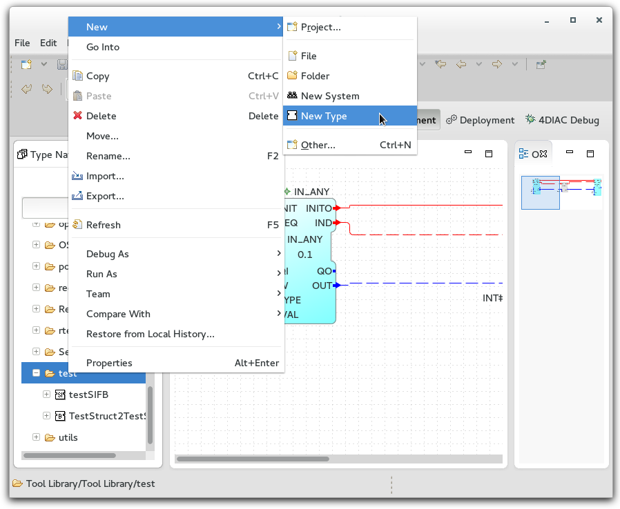 Create Type From Context Menu