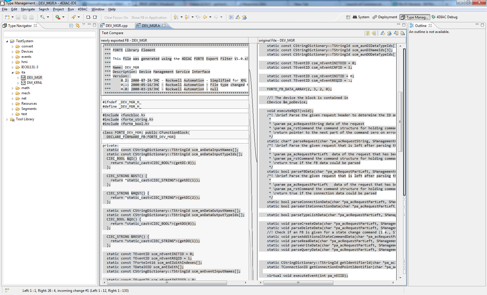 Export Merge Window