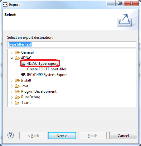 Function Block Export Wizard