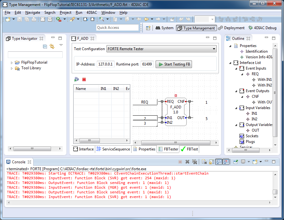 Function Block Tester
