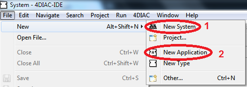 new Sytem and new Application