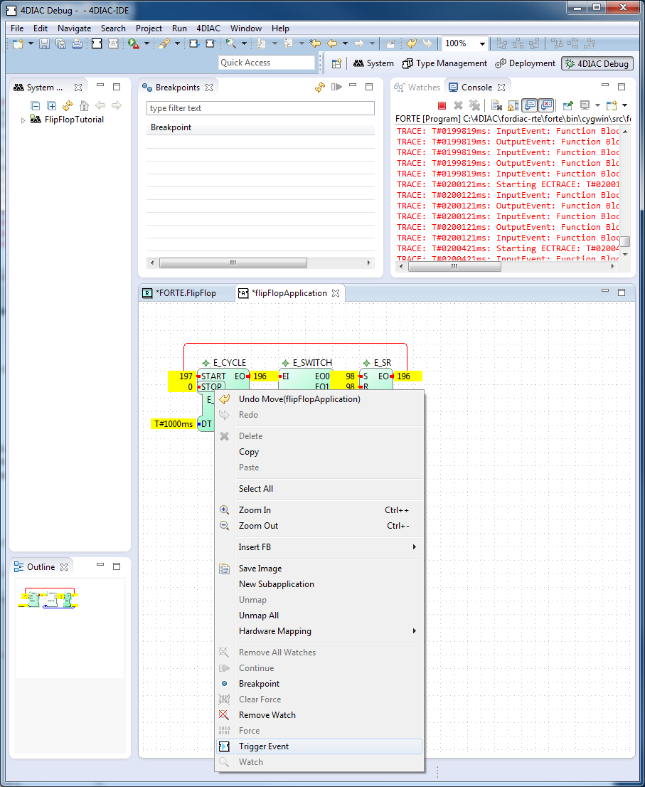 Trigger an event during Monitoring